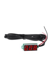 0.28" Digital Display Thermometer With NTC Metal Probe Temperature Sensor