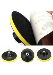 Sandpaper Sander Backup Selfad-hesive Polishing M14 Thread Sanding Disc Pad 3/4/5/6/7" Hook Ring Electric Grinder Polisher Tools