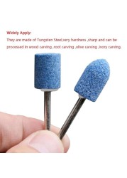 10pcs Polishing Wheel Head Abrasive Head Mounted Stone For Dry Mill Rotary Electric Power Tools Grinding Stone Accessories