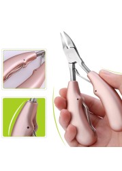 3pcs Toe Nail Clippers Nail Correction Thick Ingrown Toenails Nippers Cutters Dead Skin Dirt Remover Pedicure Care Tool