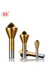 BB Deburring Chamfering Cutter Drill Bit Drill Bit Titanium Coated Smooth Metal Hole 90 Degree