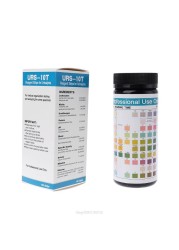 E06A 100 Strips URS-10T Urinalysis Reagent Strips 10 Urine Parameters Test Strip Leukocytes Nitrite Polybilinogen Protein pH
