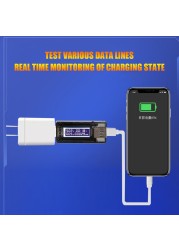 USB Tester DC Digital Voltmeter Ammeter 3.2-10V 0-3A DC Digital Volt Amp Meter Tester Charger Indicator For Car Wall Charger