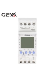 GEYA THC-822 Walkie Talkie Programmable Timer 2 Channel Switching Digital Communication Timer Switch With Battery 16A 220V 110V