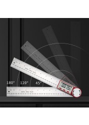 digital protractor angle ruler 300mm 12 inch angle finder meter inclinometer goniometer electronic protractor