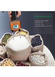 High sensitivity double sensor probe moisture peanut LCD display tester professional digital grain hygrometer