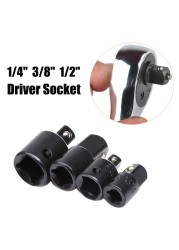 1/4 PC 1/4 3/8 1/2 Drive Socket Adapter Adapter Reducer Air Impact Craft Socket Wrench Adapter Hand Tool Kit Repair Tools