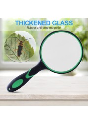 Portable 10X Handy Magnifier Magnifying Glass for Antique Jade Jewelry