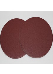 Free shipping 10pcs sandpaper disc 12 inch 300mmGrit 40-1000 emery round hook loop sanding disc polish