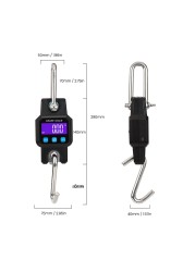 WeiHeng 300kg/50g Electronic Fishing Scale Rechargeable Mini Lifting Scale LCD Industrial Electronic Hook Scale With Backlight