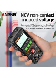 ANENG High Accuracy 4000 Counts Smart Digital Multimeter Resistance NCV Tester Capacitance Diode Current Voltage Tester