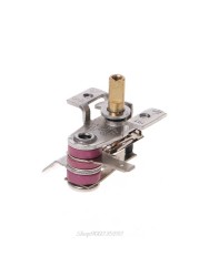 AC 250V 16A Adjustable 90 Degree Celsius Temperature Switch Bimetallic Heating Thermostat KDT-200 High Quality