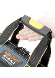 AIRAJ multi-function tool bag 1680D Oxford cloth electrician bag, multi-pocket waterproof anti-fall storage bag