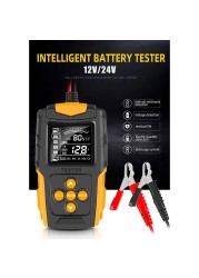 12V 24V Car Battery Tester LCD Digital Auto Car Gel AGM Wet CA SLA Lead Acid Analyzer Battery Repair Diagnostic Tools