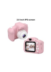 ALISSA-Kids Digital Video Camera Toys, for Age 3 - 12 Year Old Girls, Shockproof Children Cameras Gift Mini Child Camcorder, Pink.