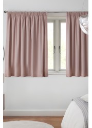 Cotton Curtains Pencil Pleat Blackout/Thermal