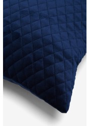 Velvet Quilted Hamilton Cushion Square