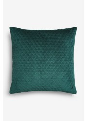 Velvet Quilted Hamilton Cushion Square