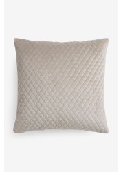 Velvet Quilted Hamilton Cushion Square