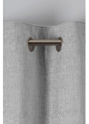 Heavyweight Chenille Curtains Eyelet Lined