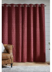 Heavyweight Chenille Curtains Eyelet Lined