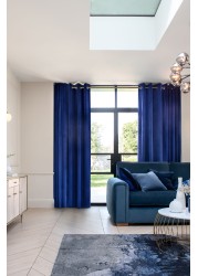 Matte Velvet Curtains Eyelet Lined