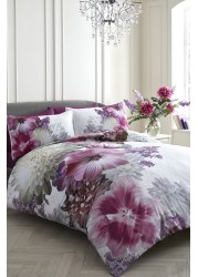 Laurence Llewelyn-Bowen Mayfair Lady Large Floral Duvet Cover and Pillowcase Set