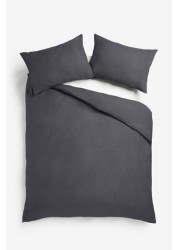 100% Cotton Supersoft Brushed Duvet Cover and Pillowcase Set
