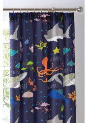 Bedlam Sea Life Glow In The Dark Curtains