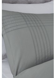 Serene Amalfi Easy Care Pintuck Detail Duvet Cover And Pillowcase Set