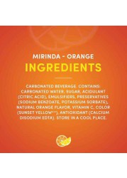 Mirinda Orange Carbonated Soft Drink Plastic Bottle 1.25 Liter