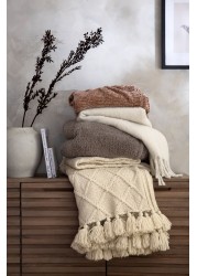 Soft Faux Mohair Throw