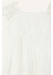 Monsoon Baby Estella Natural Dress