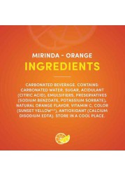 Mirinda Orange  Carbonated Soft Drink  Plastic Bottle  2.28L