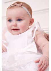 Lipsy Baby Lace Frill Christening Dress