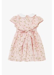 Trotters London Girls Pink Little Catherine Daisy Dress