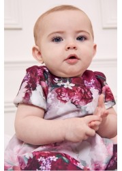 Lipsy Baby Puff Sleeve Dress With Matching Knicker