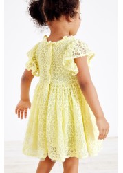 Short Sleeve Party Lace Dress (3mths-7yrs)