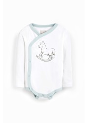 The Little Tailor Blue L3 Bodysuits 2 Pack