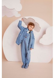 Töastie® Kids Rain Blue Waterproof Dungarees