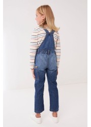 FatFace Blue Rainbow Dungarees