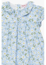 Trotters London Little Catherine Blue Daisy Romper