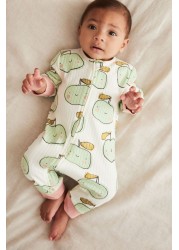 3 Pack Baby Footless Sleepsuits (0mths-3yrs)