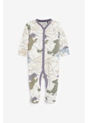 Baby 3 Pack Sleepsuits (0mths-2yrs)