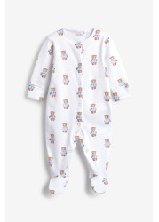 Baby 3 Pack Sleepsuits (0mths-2yrs)