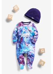 Hype. Baby Sleepsuit And Hat Set