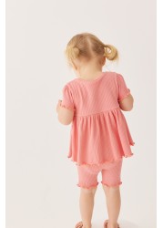 Rib Top & Shorts Set (3mths-7yrs)