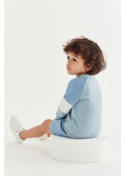 Colourblock Jersey Sweatshirt & Short Set (3mths-7yrs)