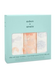 aden + anais Koi Pond Silky Soft Large 3 Pack Blankets