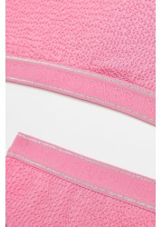 River Island Pink Og Hunza One Shoulder Bikini